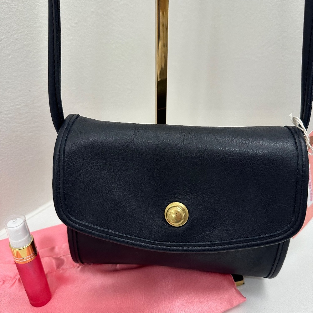 Vintage Coach Navy Chrystie Bag Style Number 9892